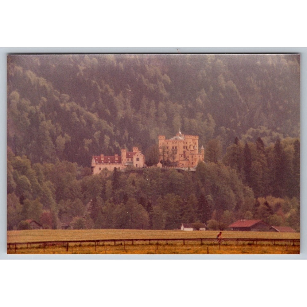 Hohenschwangau Castle Mid-Century Snapshot Photograph German Bavaria
